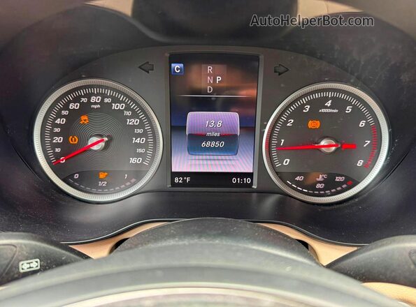 WDC0G4KB8GF065777 2016 MERCEDES-BENZ GLC-CLASS Blue Widok deski rozdzielczej