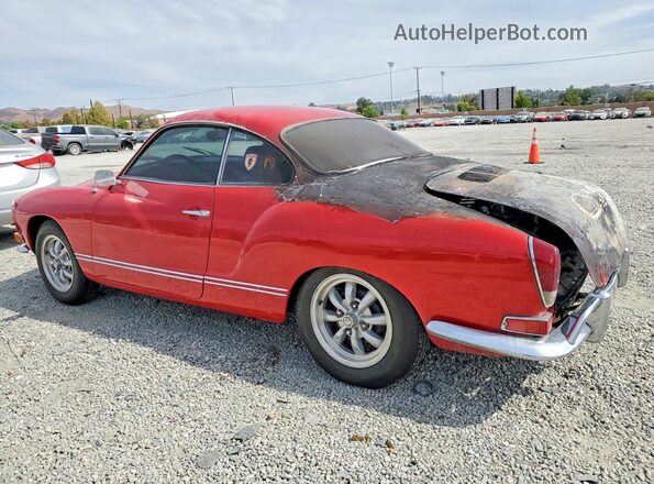 1402204899 1970 VOLKSWAGEN KARMANGHIA Red Trasero izquierdo
