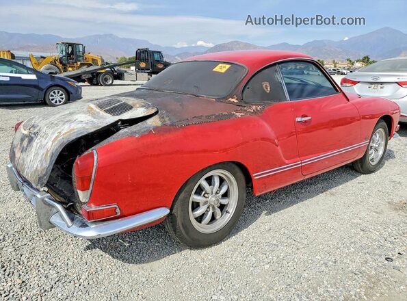 1402204899 1970 VOLKSWAGEN KARMANGHIA Red Trasero derecho