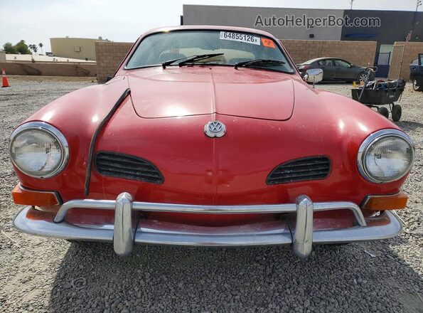 1402204899 1970 VOLKSWAGEN KARMANGHIA Red Vista frontal