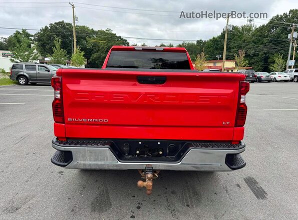 1GCPYDEKXKZ255942 2019 CHEVROLET SILVERADO Красный Вид салона спереди