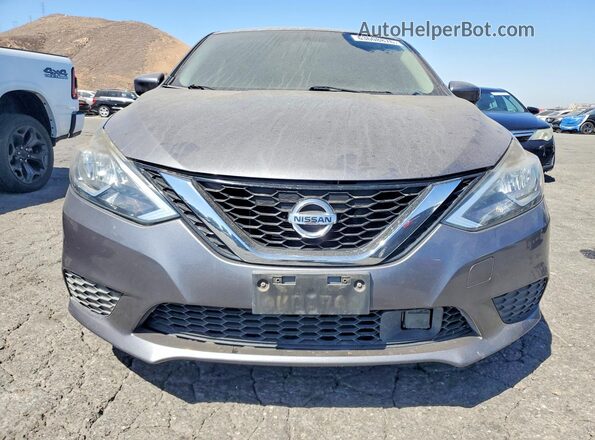 3N1AB7AP1KY272555 2019 NISSAN SENTRA Gray Widok z tyłu
