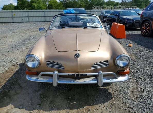 1412743791 1971 VOLKSWAGEN KARMANGHIA Gold Вид спереду