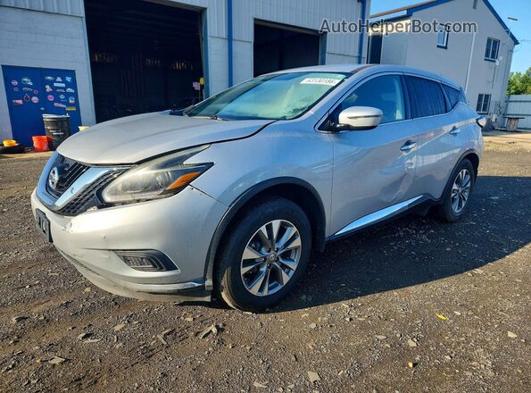 5N1AZ2MH5JN148988 2018 NISSAN MURANO Silver Задня ліва чверть