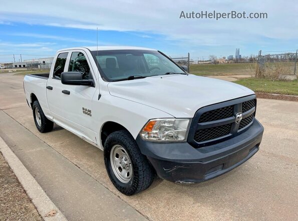 1C6RR7FG6JS274357 2018 RAM 1500 Белый Задняя левая четверть