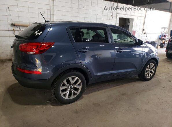 KNDPBCAC2G7810640 2016 KIA SPORTAGE Blue Delantero derecho