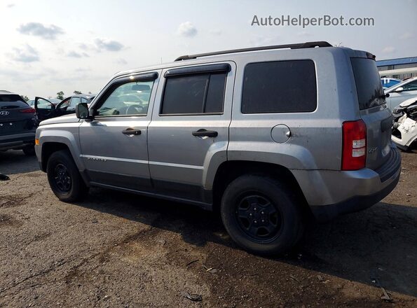 1C4NJRBB2HD194590 2017 JEEP PATRIOT Серебряный Задняя правая четверть