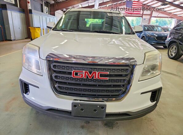 2GKALMEK0H6316258 2017 GMC TERRAIN White Вид ззаду