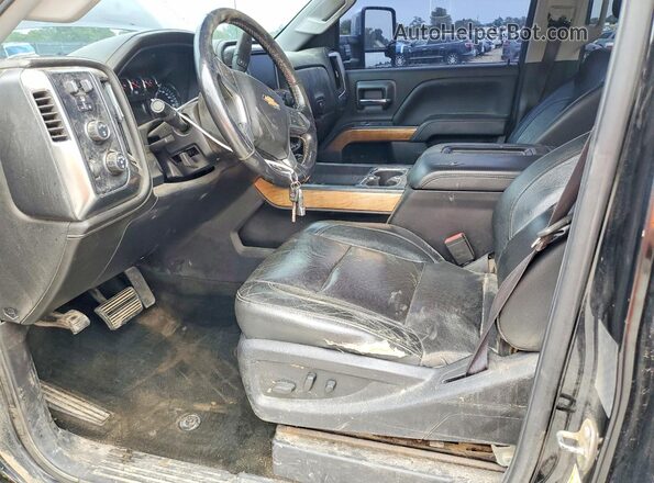 1GC4K0CYXJF108895 2018 CHEVROLET SILVERADO Black Vista del salpicadero