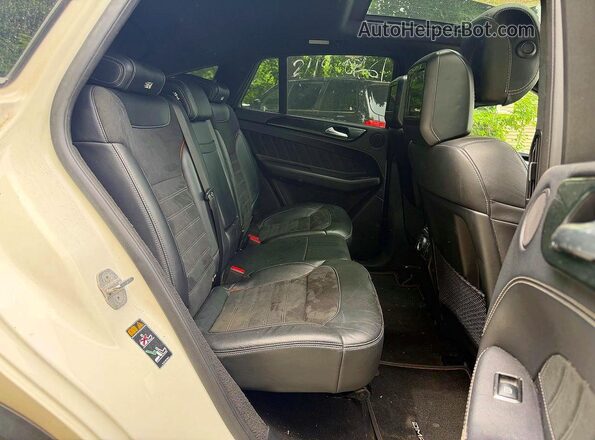 4JGED6EB2KA147842 2019 MERCEDES-BENZ GLE White Front interior view