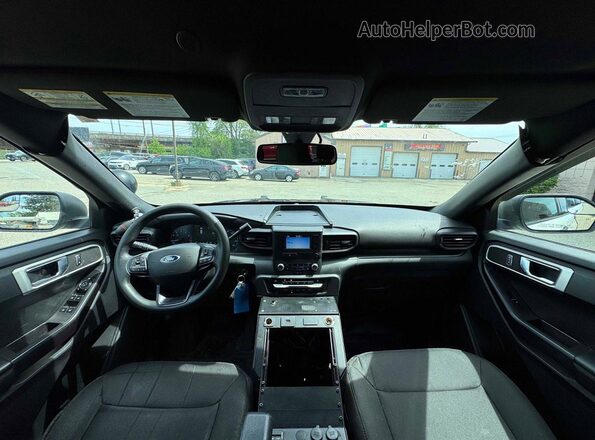 1FM5K8AB3LGA71201 2020 FORD EXPLORER Black უკანა სავარძლების ხედი