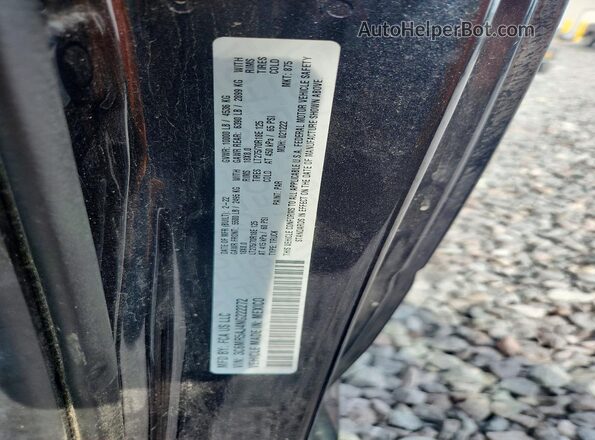 3C6MR5AJ4NG222272 2022 RAM 2500 Black Widok naklejki z numerem VIN