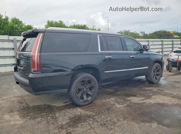 1GYS3JKJ6JR263709 2018 CADILLAC ESCALADE Black Delantero derecho