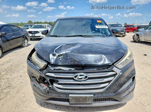 KM8J23A46JU802267 2018 HYUNDAI TUCSON Black უკანა ხედი