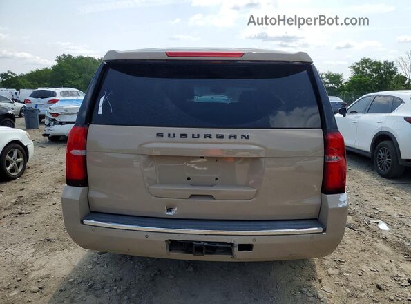 1GNSKJKC6GR115456 2016 CHEVROLET SUBURBAN Tan Widok wnętrza z przodu
