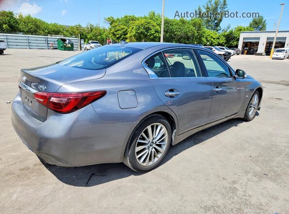 JN1EV7AR0JM441170 2018 INFINITI Q50 Gray წინა მარჯვენა