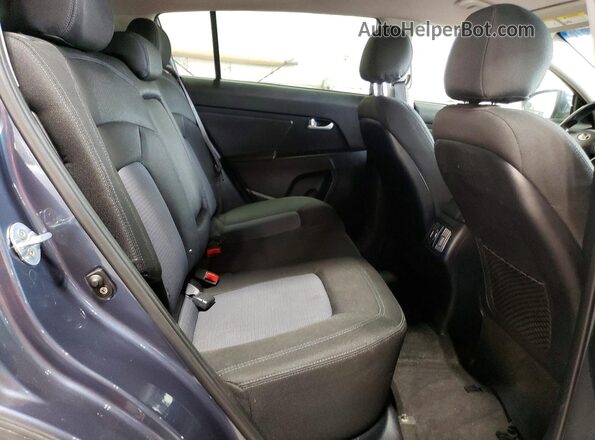KNDPBCAC2G7810640 2016 KIA SPORTAGE Blue Vista del compartimento del motor