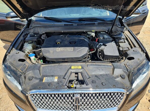 3LN6L5C90HR605295 2017 LINCOLN MKZ Black ძრავის განყოფილების ხედი