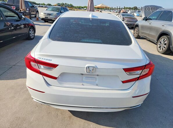1HGCV1F14LA011376 2020 HONDA ACCORD White Вид салону спереду
