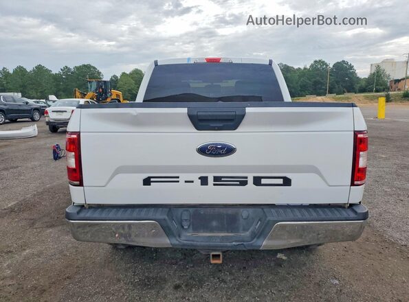 1FTEW1CB0KFD16523 2019 FORD F150 White Widok wnętrza z przodu