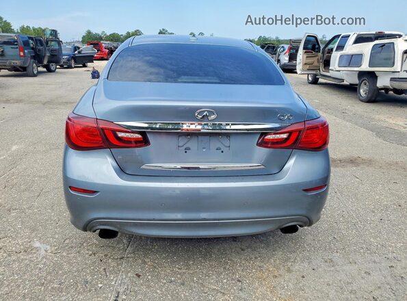JN1BY1AP5JM181175 2018 INFINITI Q70 Blue Vista interior delantera