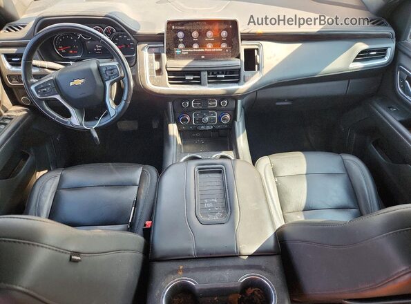 1GNSCCKD3MR263898 2021 CHEVROLET SUBURBAN Gray Widok zestawu wskaźników