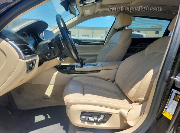 WBA7E2C58KB454438 2019 BMW 7 SERIES Black Dashboard view