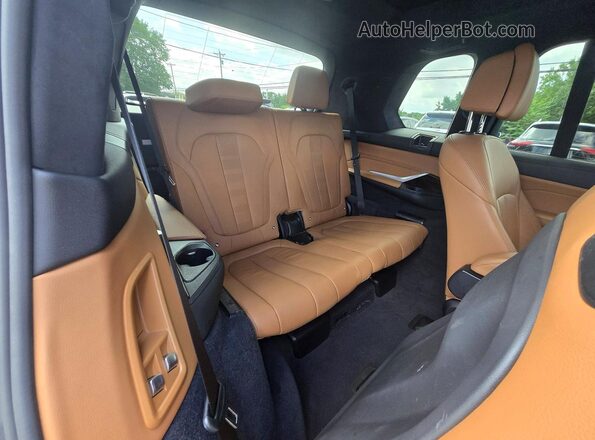 5UXCW2C03L9A00871 2020 BMW X7 Черный Вид задних сидений