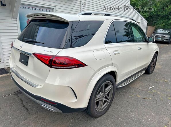 4JGFB4KB6NA606846 2022 MERCEDES-BENZ GLE Белый Передняя правая четверть