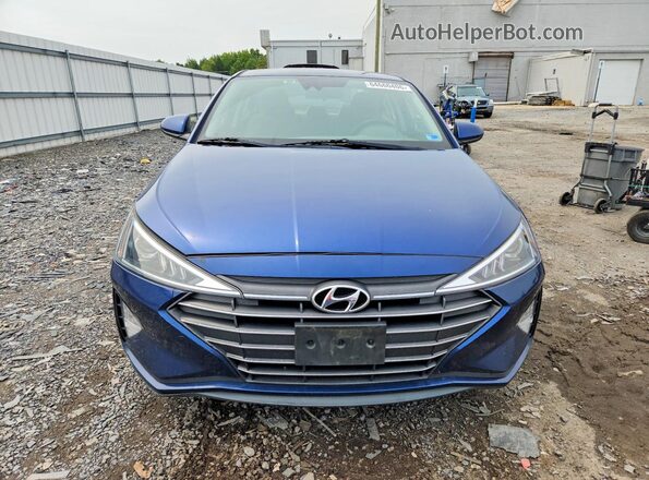 5NPD84LF8LH568909 2020 HYUNDAI ELANTRA Blue Widok z tyłu