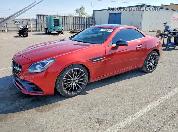 WDDPK3JAXJF149781 2018 MERCEDES-BENZ SLC Red Հետևի ձախ