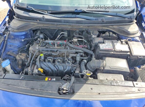 3KPC24A39KE040949 2019 HYUNDAI ACCENT Blue Widok komory silnika