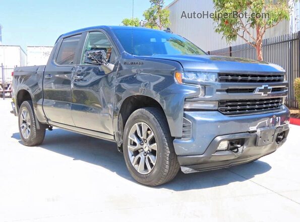 1GCPWDED7NZ104066 2022 CHEVROLET SILVERADO Gray უკანა მარცხენა