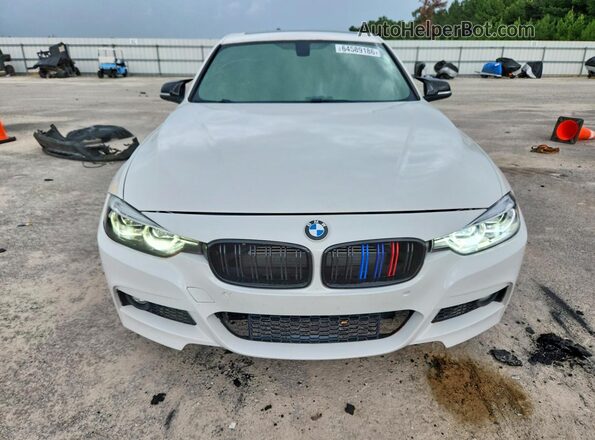 WBA8E1C59JA755934 2018 BMW 3 SERIES White Widok z tyłu