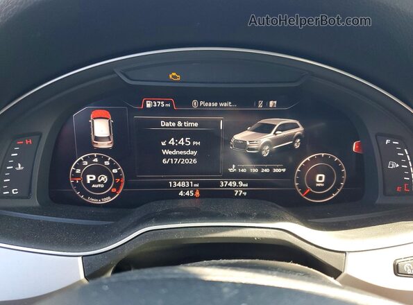 WA1LHAF79JD024950 2018 AUDI Q7 Серый Вид задних сидений