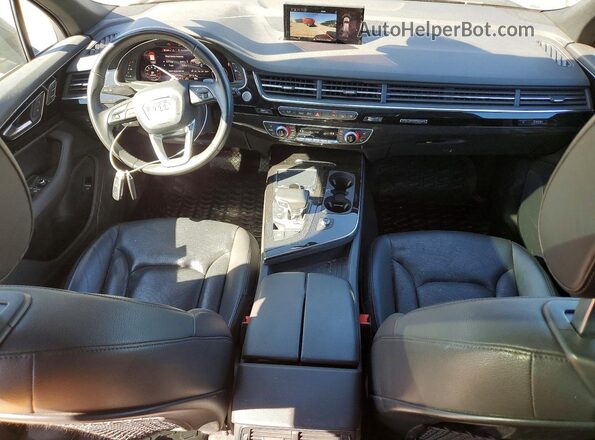 WA1LAAF79HD031346 2017 AUDI Q7 Silver ხელსაწყოთა პანელის ხედი