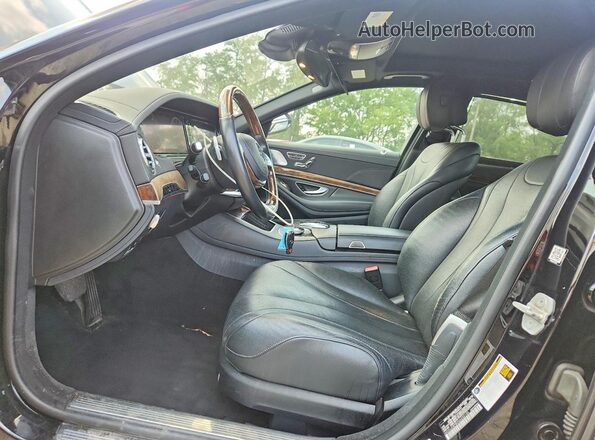 WDDUG8FB0GA232130 2016 MERCEDES-BENZ S Black წინა პანელის ხედი