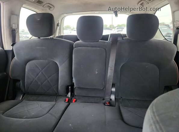 JN8AY2ND7H9006295 2017 NISSAN ARMADA Silver Rear interior view