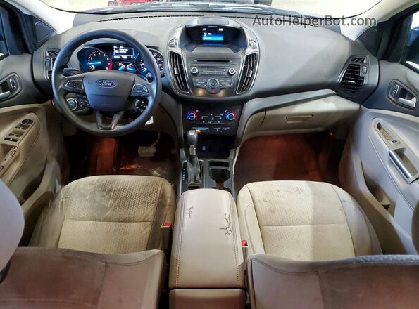 1FMCU9G96HUB73421 2017 FORD ESCAPE Blue Widok zestawu wskaźników
