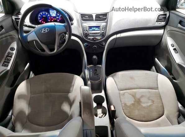 KMHCT4AE4GU977162 2016 HYUNDAI ACCENT Black ხელსაწყოთა პანელის ხედი