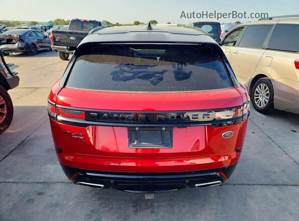 SALYM2RV6JA700241 2018 LAND ROVER RANGE Красный Вид салона спереди