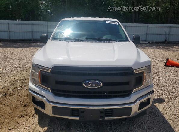 1FTEX1E58JKG09077 2018 FORD F150 White Widok z tyłu