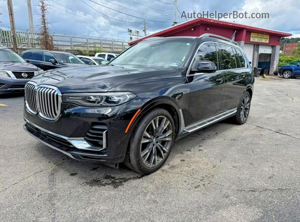 5UXCX4C59KLS36573 2019 BMW X7 Black Հետևի ձախ