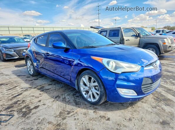 KMHTC6AD6HU317211 2017 HYUNDAI VELOSTER Синий Вид спереди