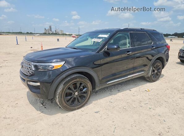 1FMSK8FH1PGB22698 2023 FORD EXPLORER Черный Задняя левая четверть