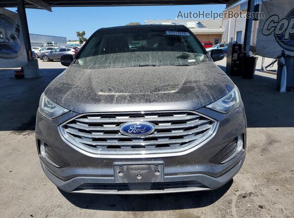 2FMPK4J90KBC01665 2019 FORD EDGE Gray Widok z tyłu