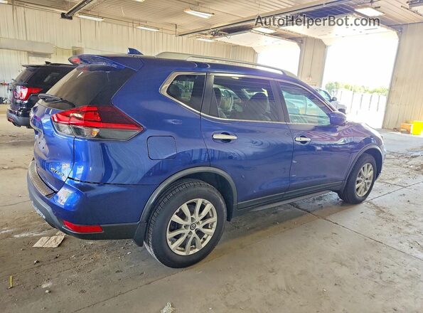 KNMAT2MV1JP597441 2018 NISSAN ROGUE Blue Delantero derecho