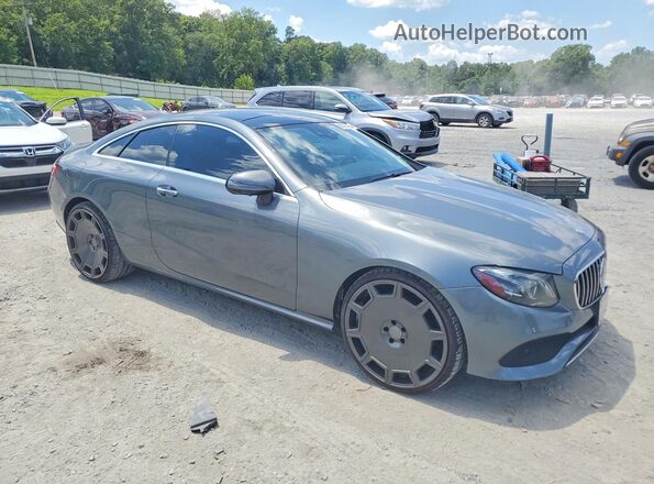 WDD1J6GB7JF008645 2018 MERCEDES-BENZ E Gray წინა ხედი
