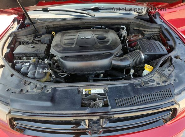 1C4RDHAG6JC302253 2018 DODGE DURANGO Red Widok naklejki z numerem VIN