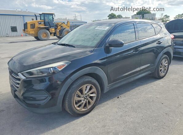 KM8J23A49HU494988 2017 HYUNDAI TUCSON Black Trasero izquierdo